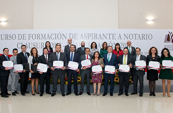 Clausura del Curso de Formación de Aspirante a Notario 2018 e inicio del ciclo 2019
